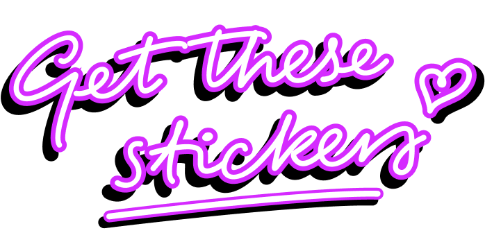 Get These stickers